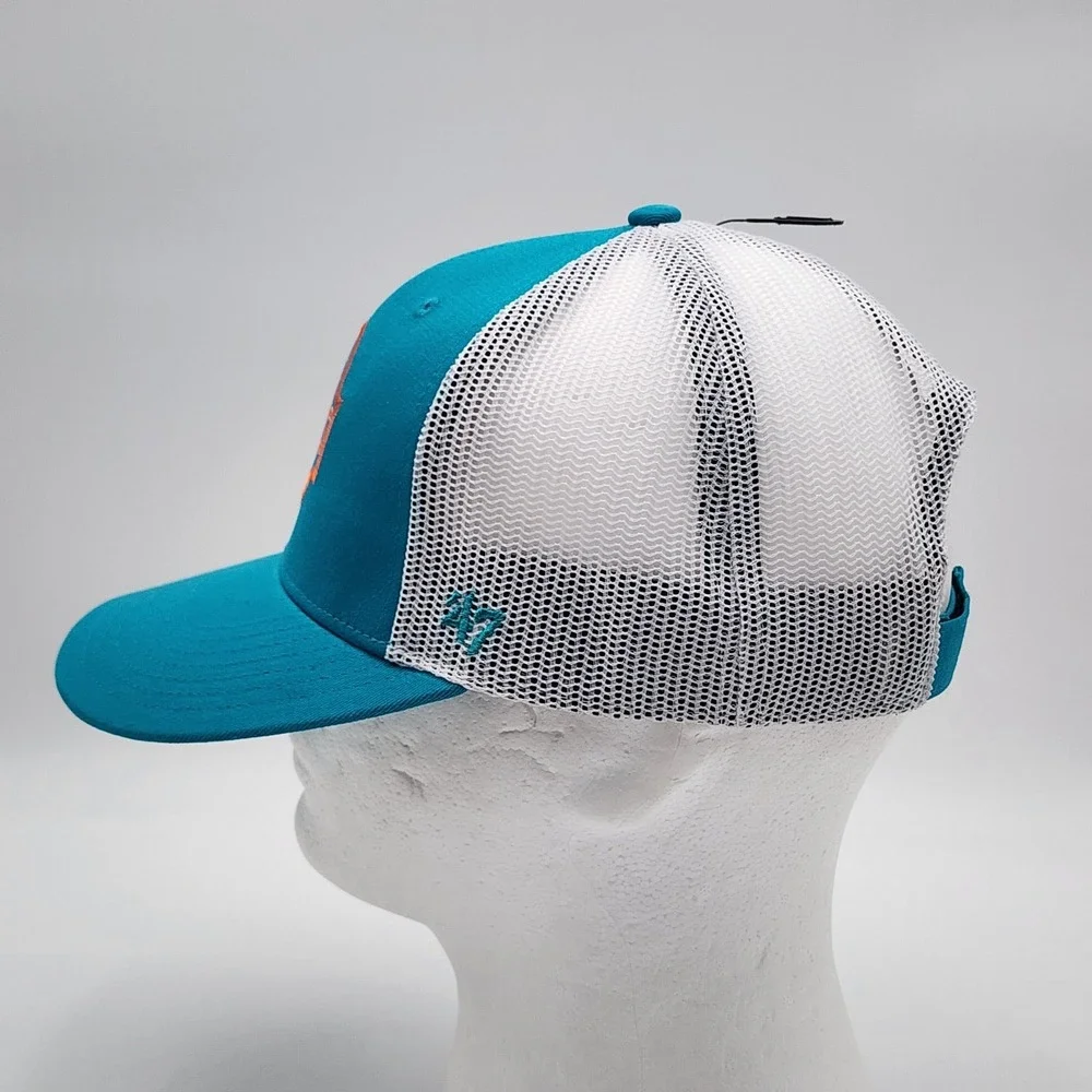 MIAMI DOLPHINS HAT‎ MESH TRUCKER NFL FOOTBALL LOGO AUTHENTIC TEAM CAP YOUTH